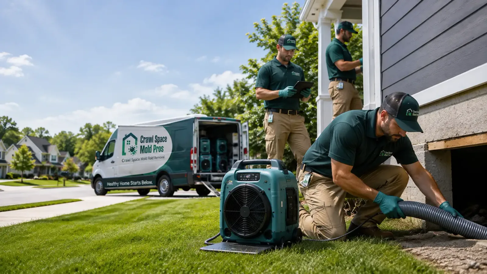 Crawl Space Mold Removal in Middleboro, MA